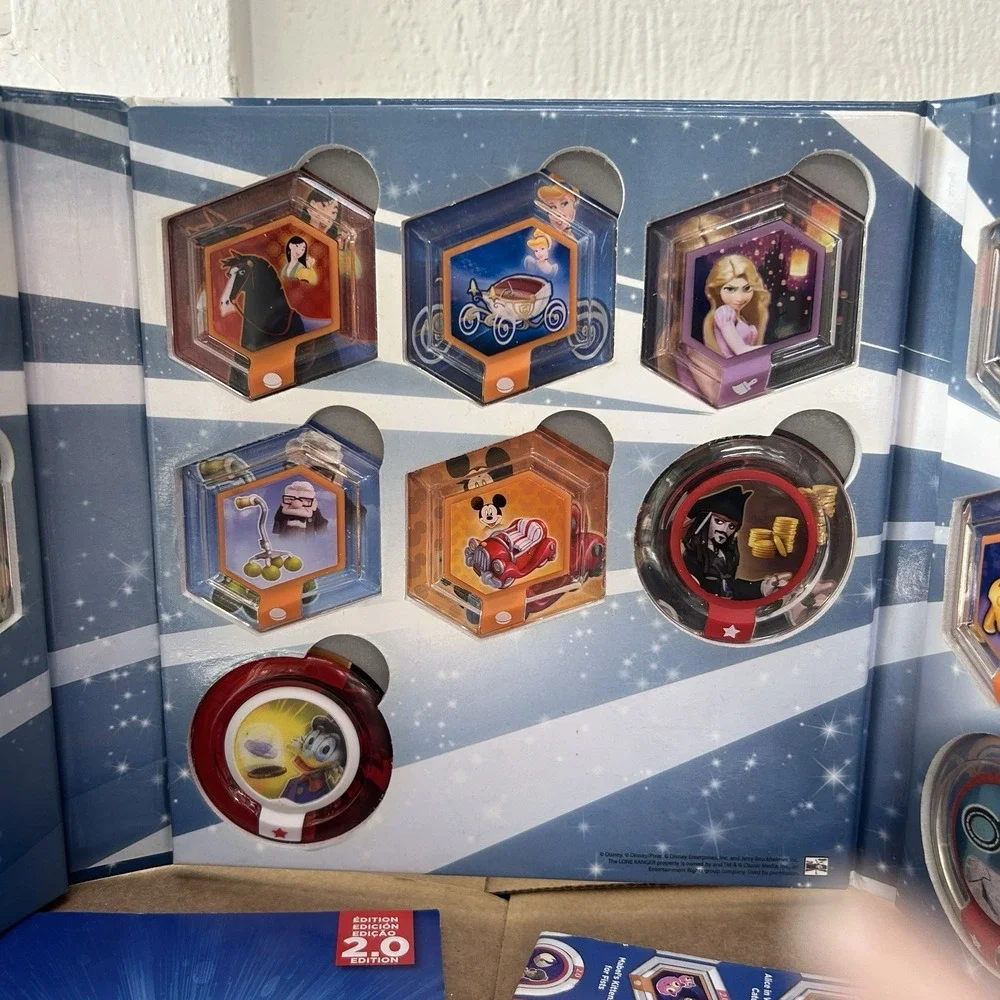 Disney Infinity Originals Power Disc Album Book Storage Case 3 Discs‎
